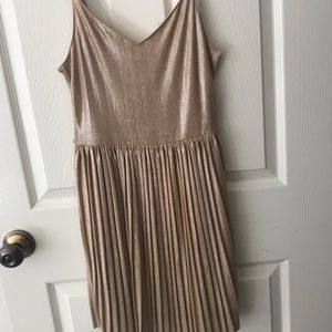 Gold hollister dress